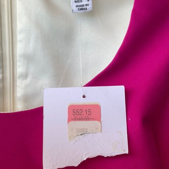 🔥 Take 50% OFF- Belle Badgley Mischka Colorblock Dress, Size-8 - Picture 5 of 10